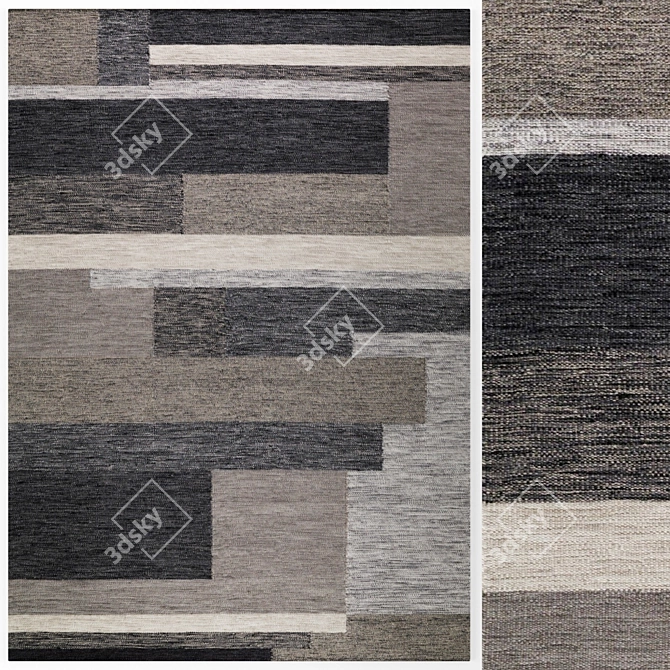 Kateha Acres Rug - 1700x2400mm 3D model image 1