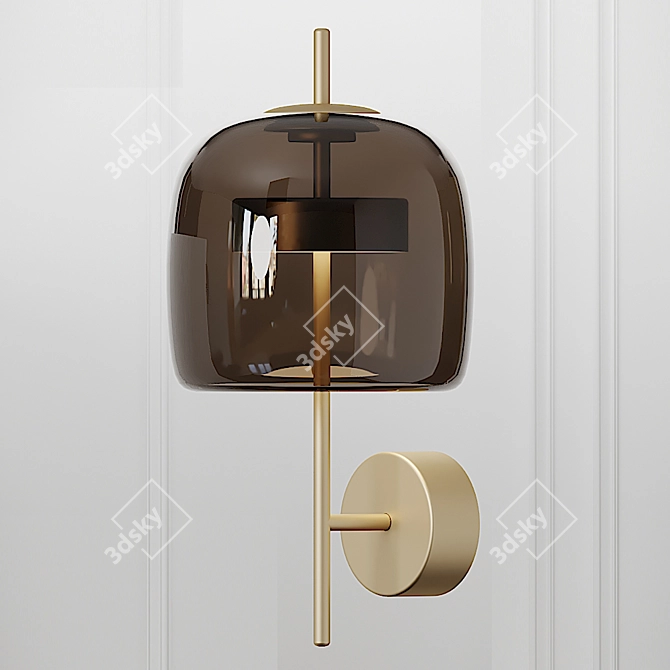 Elegant Vistosi JUBE AP Glass Wall Lamp 3D model image 1
