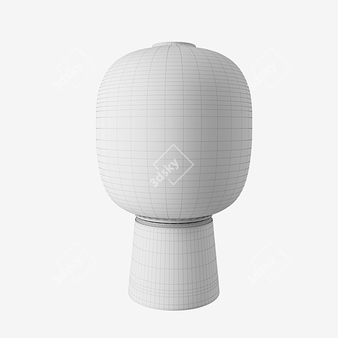 Elegant Picia Glass Table Lamp 3D model image 3