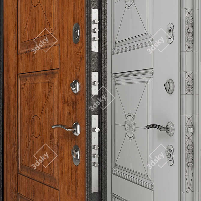 Torex Delta-100 Entrance Door 3D model image 2