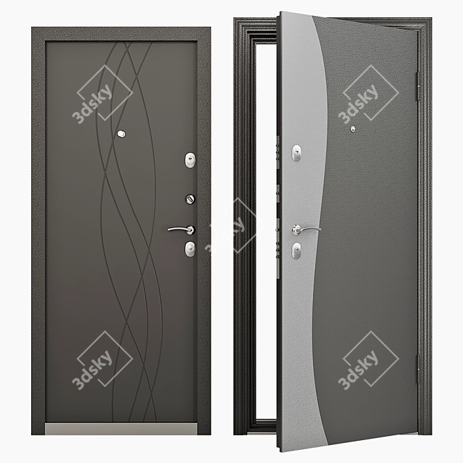 Torex Delta-100 SP-8G Entrance Door 3D model image 1