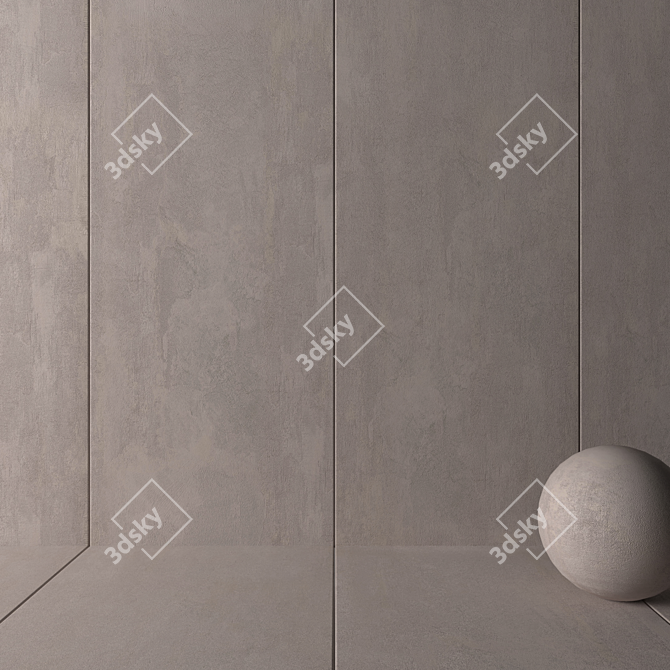 Multi-Texture HD Wall Tiles 3D model image 2