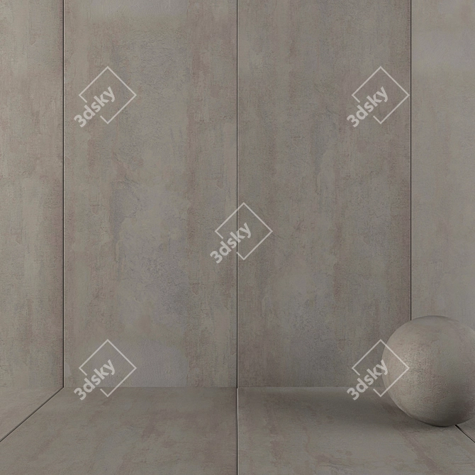 HD Multi-Texture Wall Tiles 3D model image 1