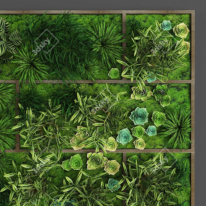 Space-Saving Vertical Gardening Solution 3D model image 2