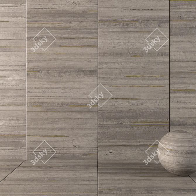 Multi-Texture HD Wall Tiles 3D model image 1