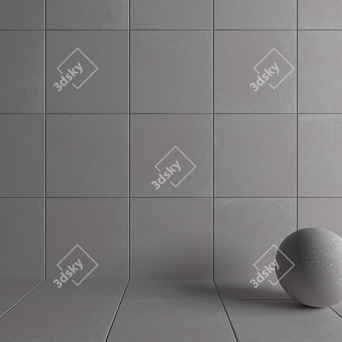 Multi-Texture HD Wall/Floor Tiles 3D model image 3