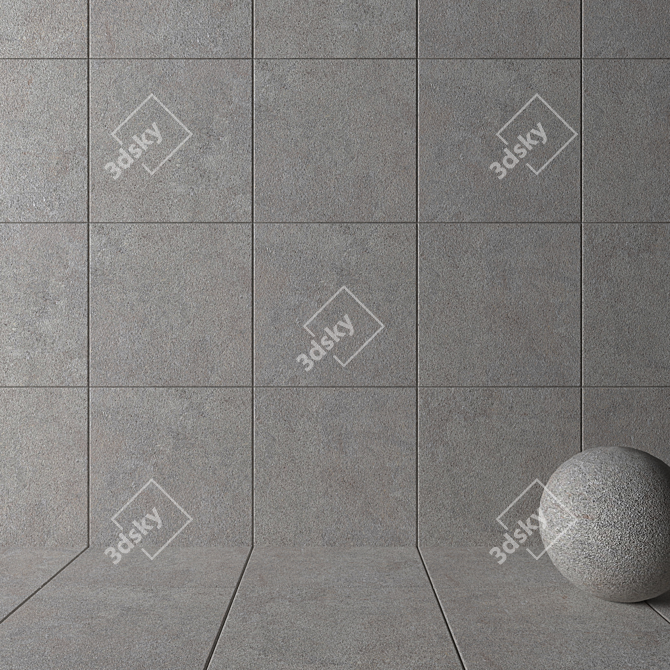 HD Multi-Texture Wall Tiles - 143 Set 3D model image 2