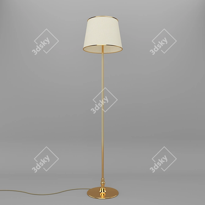 Elegant Energy-Saving Floor Lamp 3D model image 1