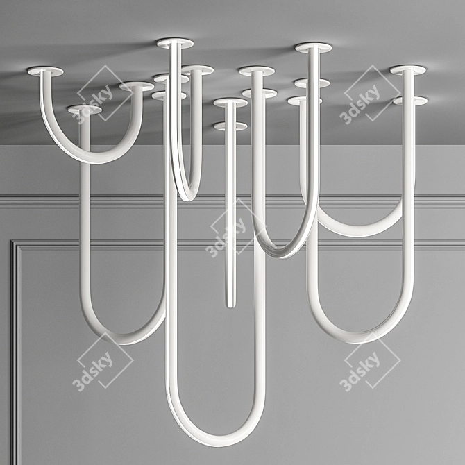 Elegant Luminaire by Bouroullec 3D model image 1