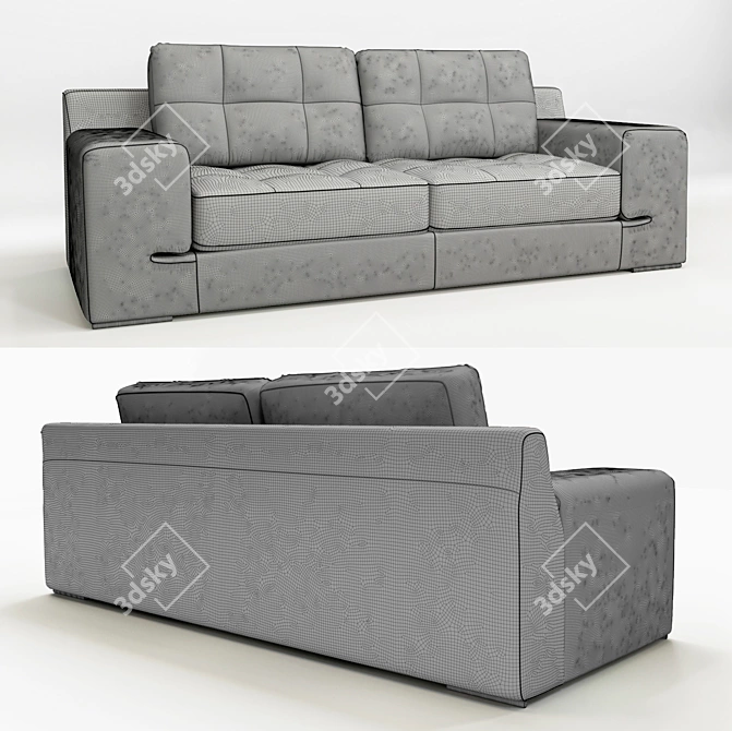 Elegant Bimini Peyton Snow Sofa 3D model image 3