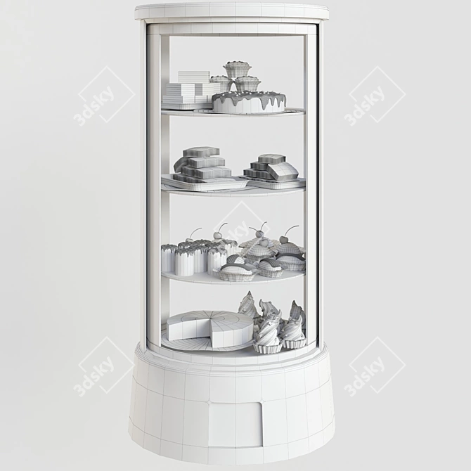 Title: Sweet Indulgence Fridge 3D model image 2