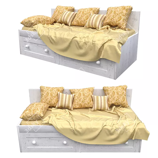 Versatile Children Bed - Veres 3D model image 1