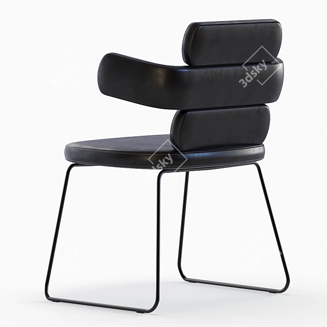 Luxy Cluster Chair: Elegant and Versatile Seating 3D model image 2