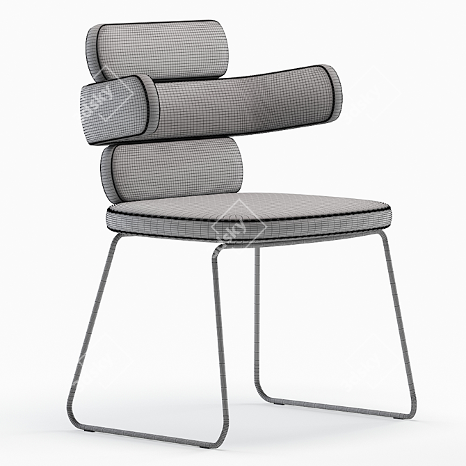 Luxy Cluster Chair: Elegant and Versatile Seating 3D model image 3