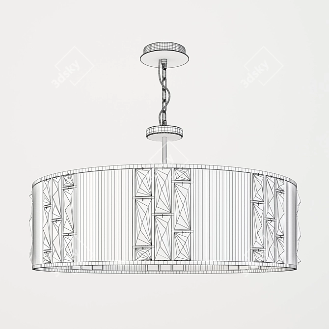 Elegant Maytoni Mercurio Ceiling Chandelier 3D model image 2