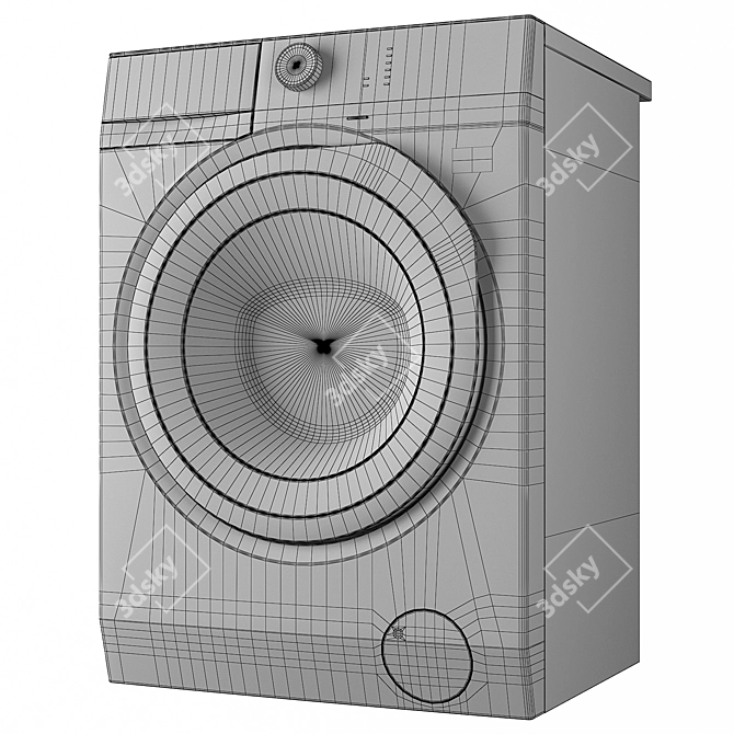 Electrolux PerfectCare 600: High-Quality Washing Machine 3D model image 3