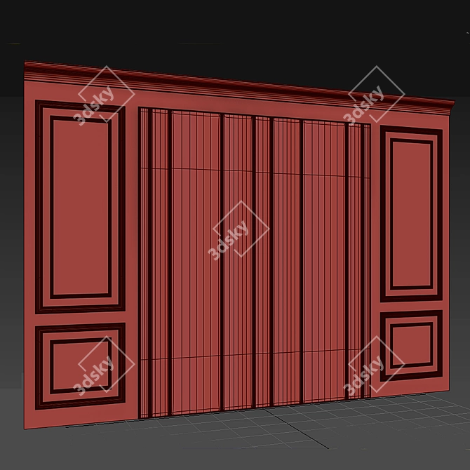 Sleek Panel 02 - Modern Design 3D model image 2