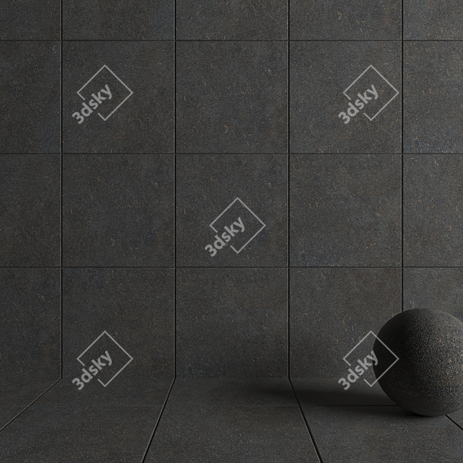 Forest Textured Wall Tiles 3D model image 3