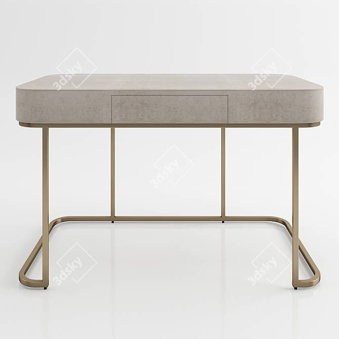 Indigo Lexington Desk: Stylish Modern Workspace 3D model image 1