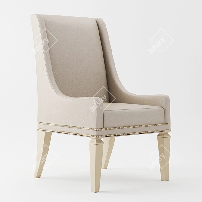 Caracole Chair: Luxurious and Stylish Seat 3D model image 1