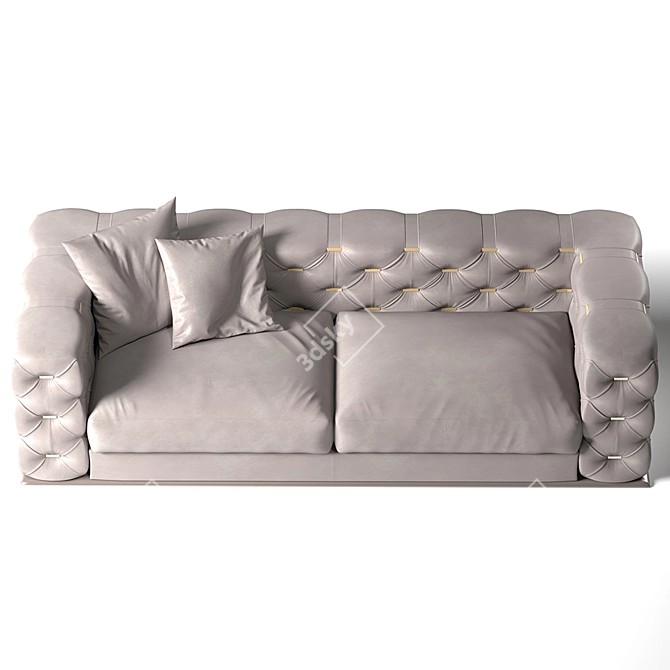 Luxurious Roberto Cavalli Turner Sofa 3D model image 2