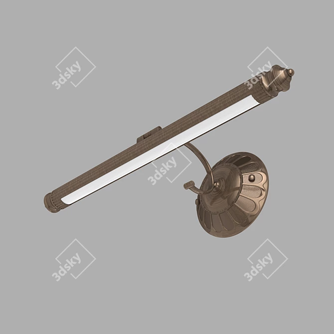 Bronze LED Wall Light - Elektrostandard MRL Luara 3D model image 1