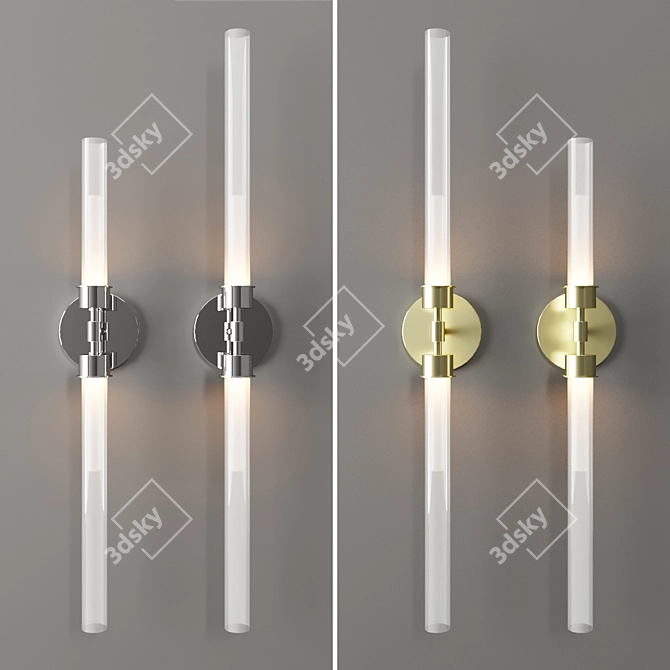 Elegance Illuminated: Linger Wall Sconce 3D model image 1