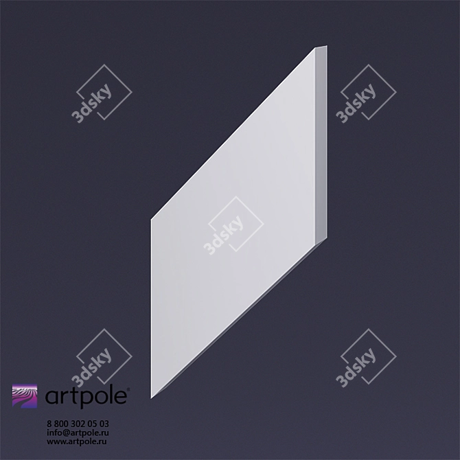 KOLOS 3D Gypsum Panels by Artpole 3D model image 1