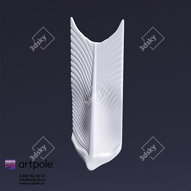 Artpole PERO 3D Gypsum Panel 3D model image 1