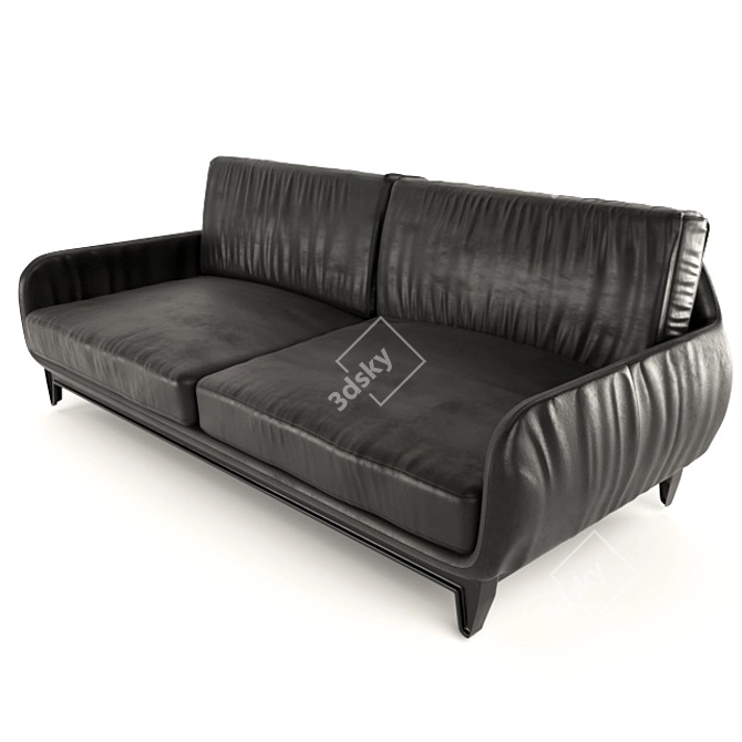 Comfort Lounge Sofa: Luxury and Style 3D model image 1