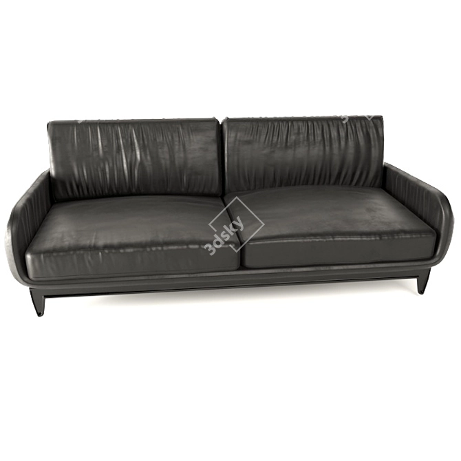 Comfort Lounge Sofa: Luxury and Style 3D model image 2