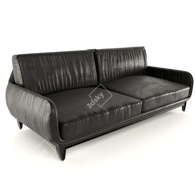 Comfort Lounge Sofa: Luxury and Style 3D model image 3