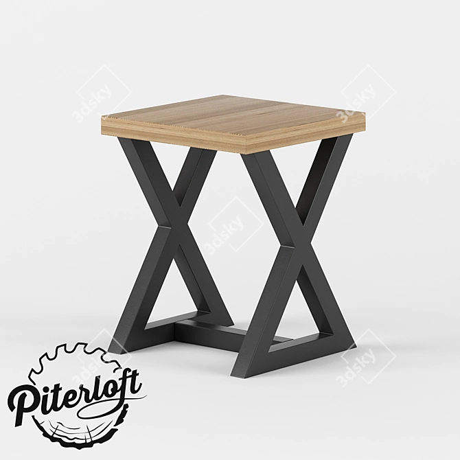 Stockton Loft Table 3D model image 1