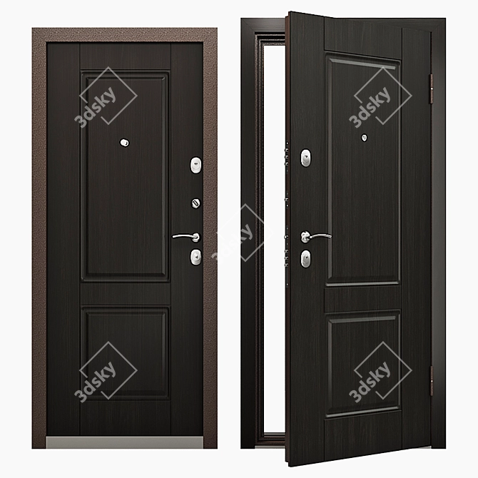 Torex DELTA-M 10 D15: Reliable Entrance Door 3D model image 1