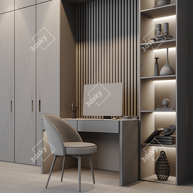 Modern Office 13: Spacious & Stylish 3D model image 3