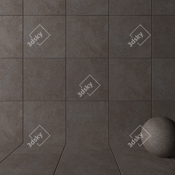 Multi-Texture HD Wall Tiles Set 3D model image 2