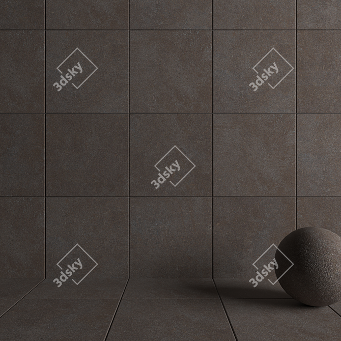 Multi-Texture HD Wall Tiles Set 3D model image 3