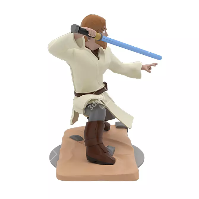 Master of the Clone Wars: Obi-Wan Figure 3D model image 2