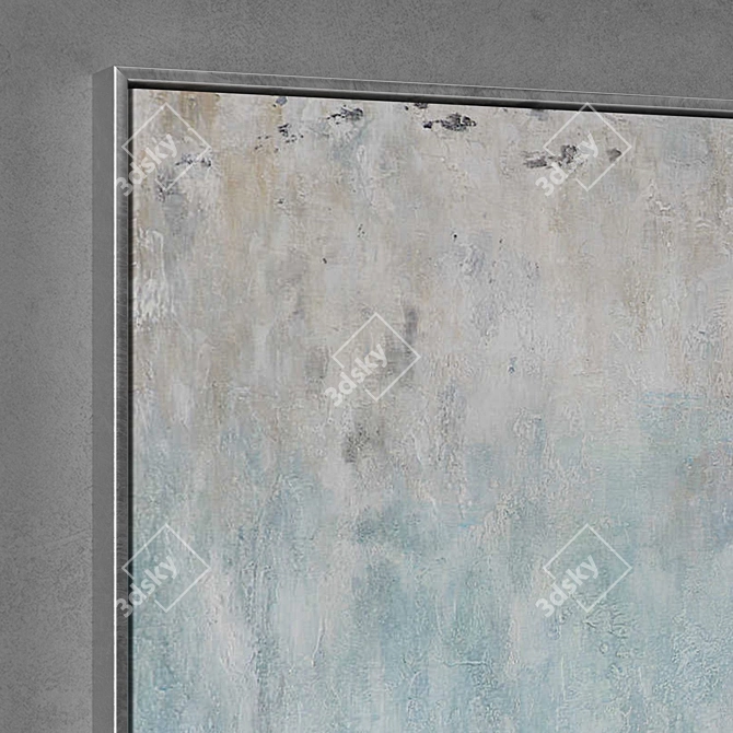 Metal Frame Collection: 1 Large Frame (889mm x 1194mm) with Unwrapped UV Textures 3D model image 3