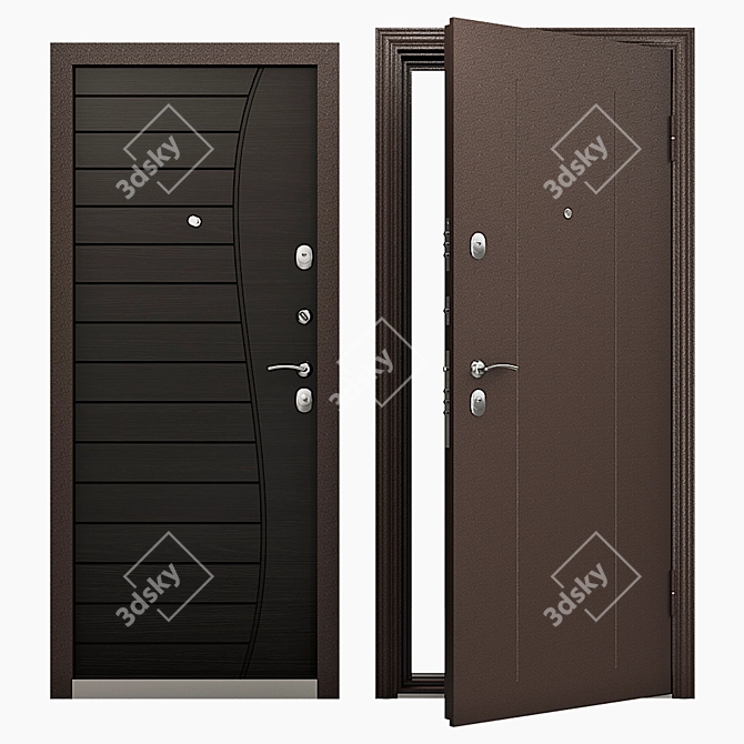 / Torex Series DELTA-M 12 RGSO Entrance Door, D8 / 3D model image 1