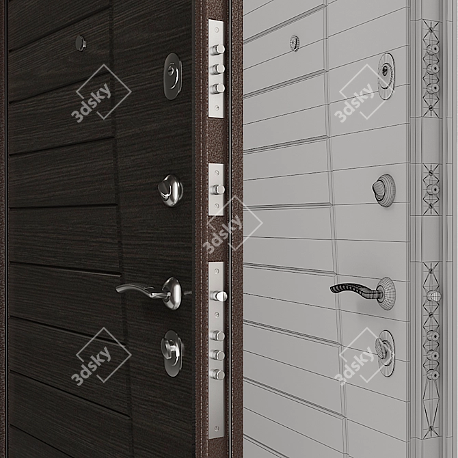 / Torex Series DELTA-M 12 RGSO Entrance Door, D8 / 3D model image 2