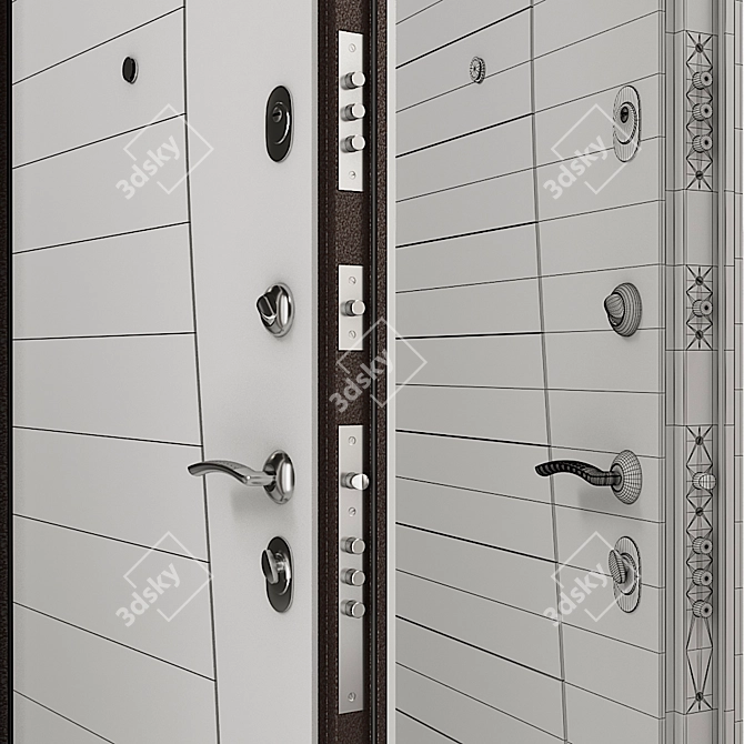 Torex Delta-M 10 D8 Entrance Door 3D model image 2