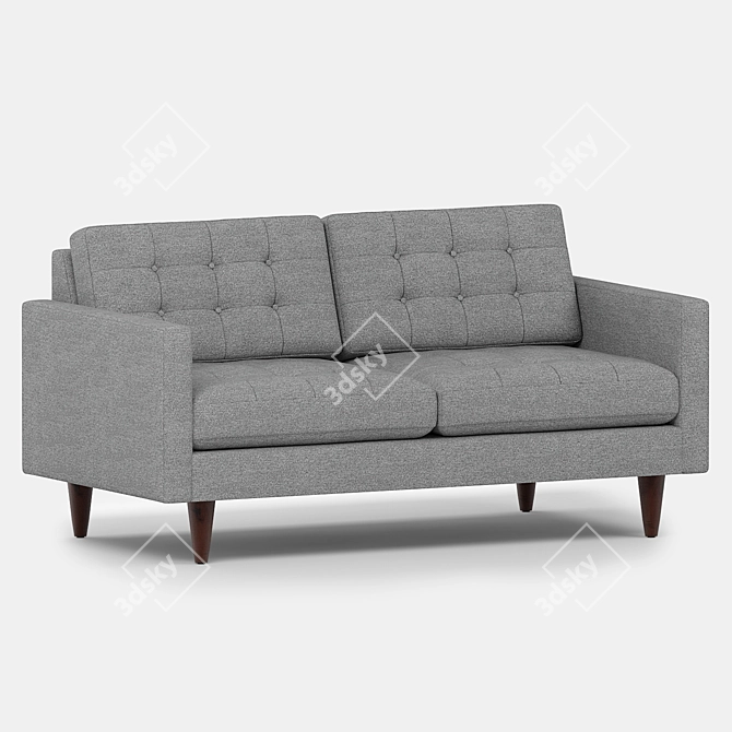 Modern Comfort: Eliot 2-Seater 3D model image 2