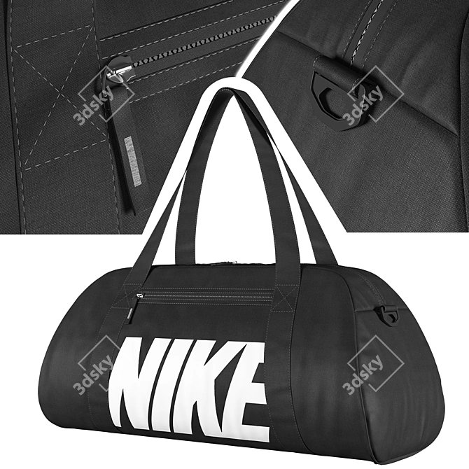 Nike Gym Club Training Duffel: Sleek and Functional 3D model image 2