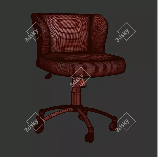 ErgoFit Office Chair 3D model image 3