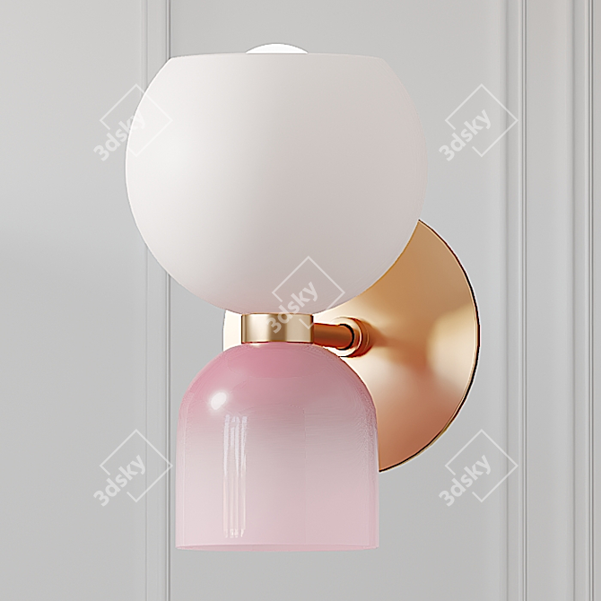 Title: Greta Gooseneck Sweetie Sconce 3D model image 2