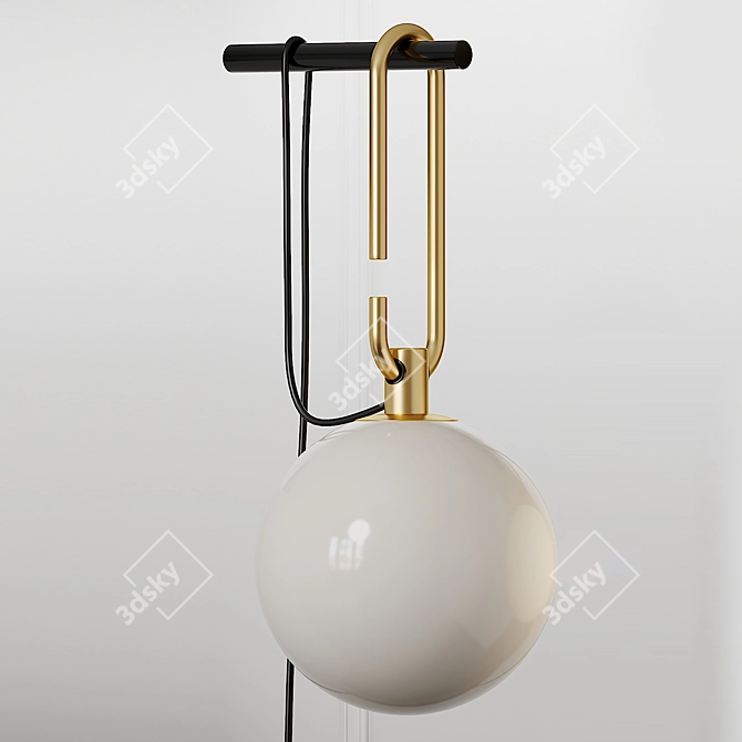 Modern NH Wall Lamp 3D model image 3