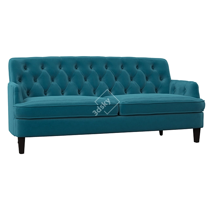 Elegant Janvey Sofa 3D model image 2