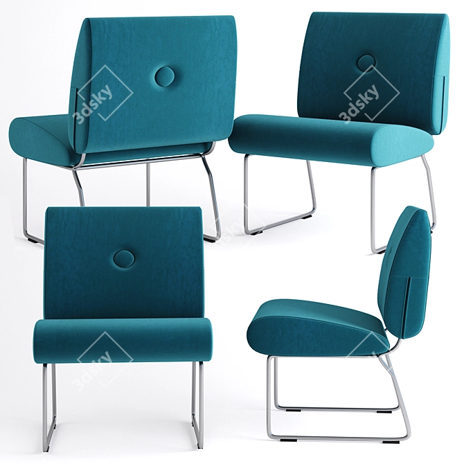 Johanson Friends Chair: Versatile & Stylish Seating 3D model image 1