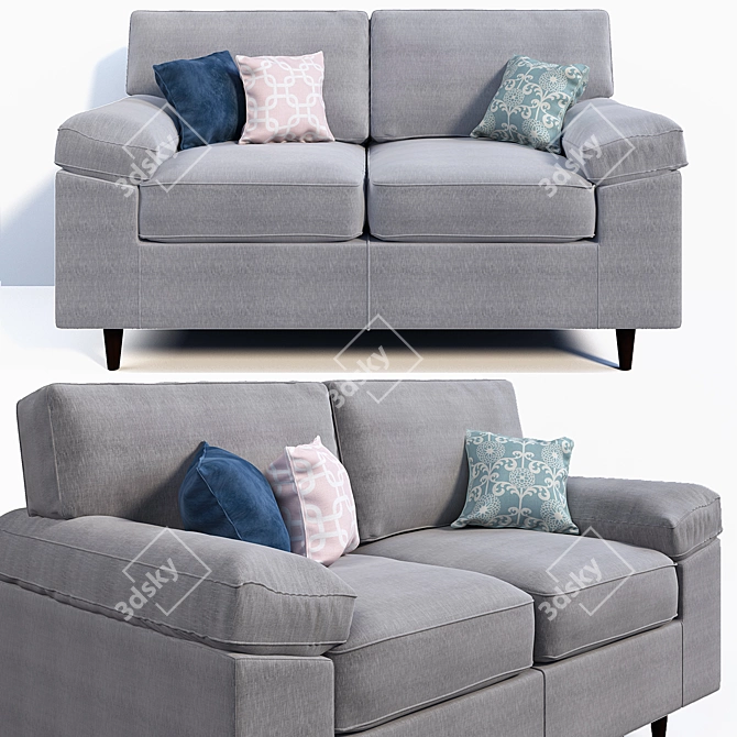 Jysk Lansing Gedved Loveseat 3D model image 1